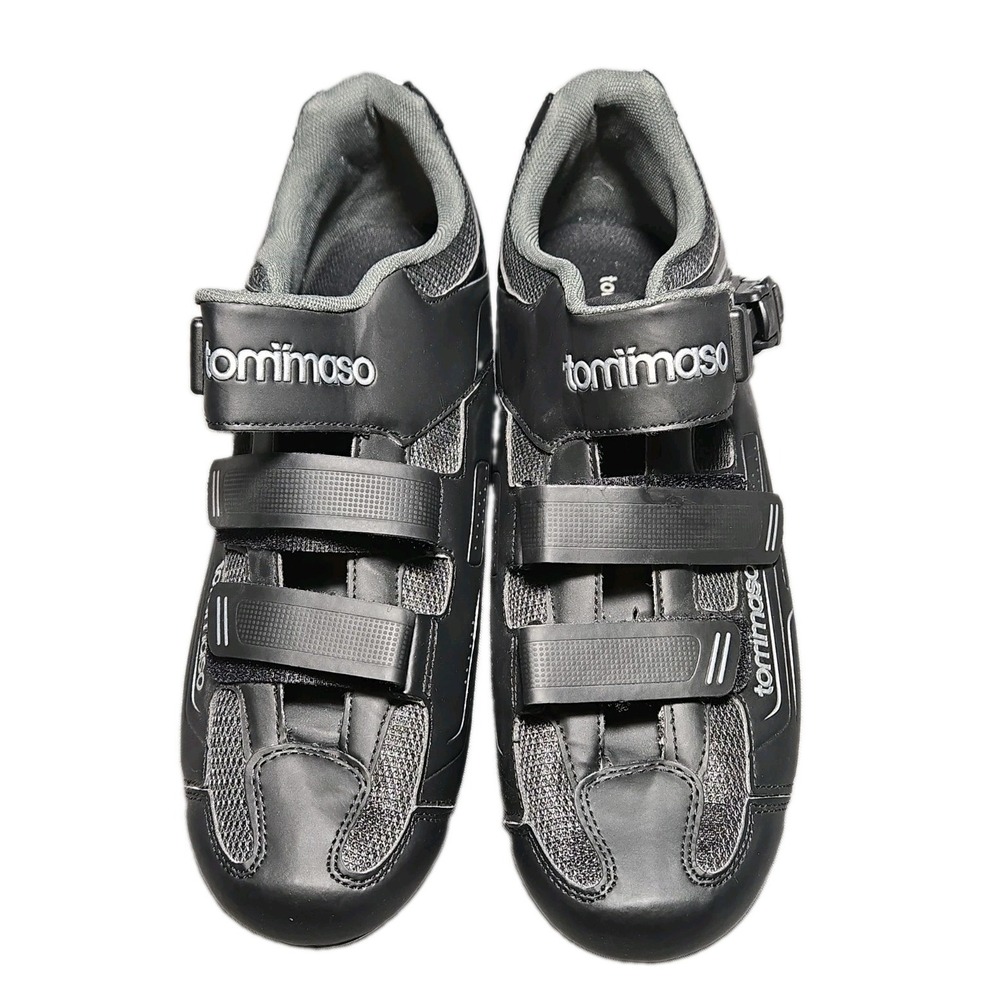 Tommaso Strada 200 Cycling Shoes Mens EU 47 US 13 Black Road Peloton